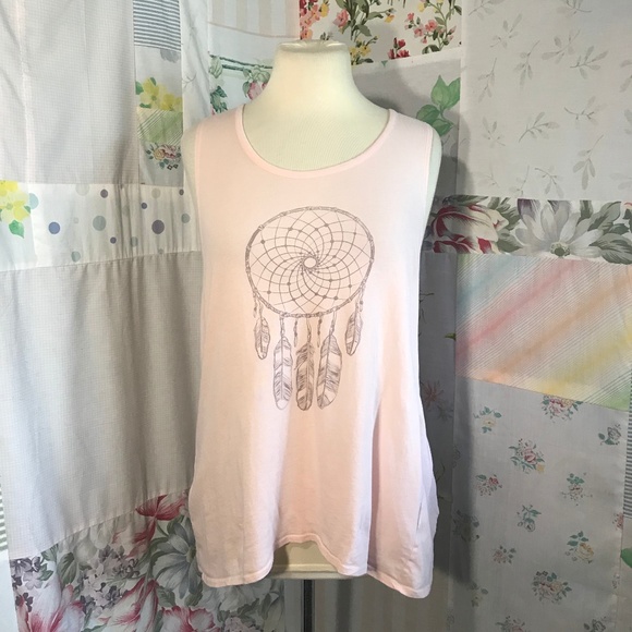 Synergy Organic Clothing Tops - Synergy Feather Dreamcatcher Tank Top